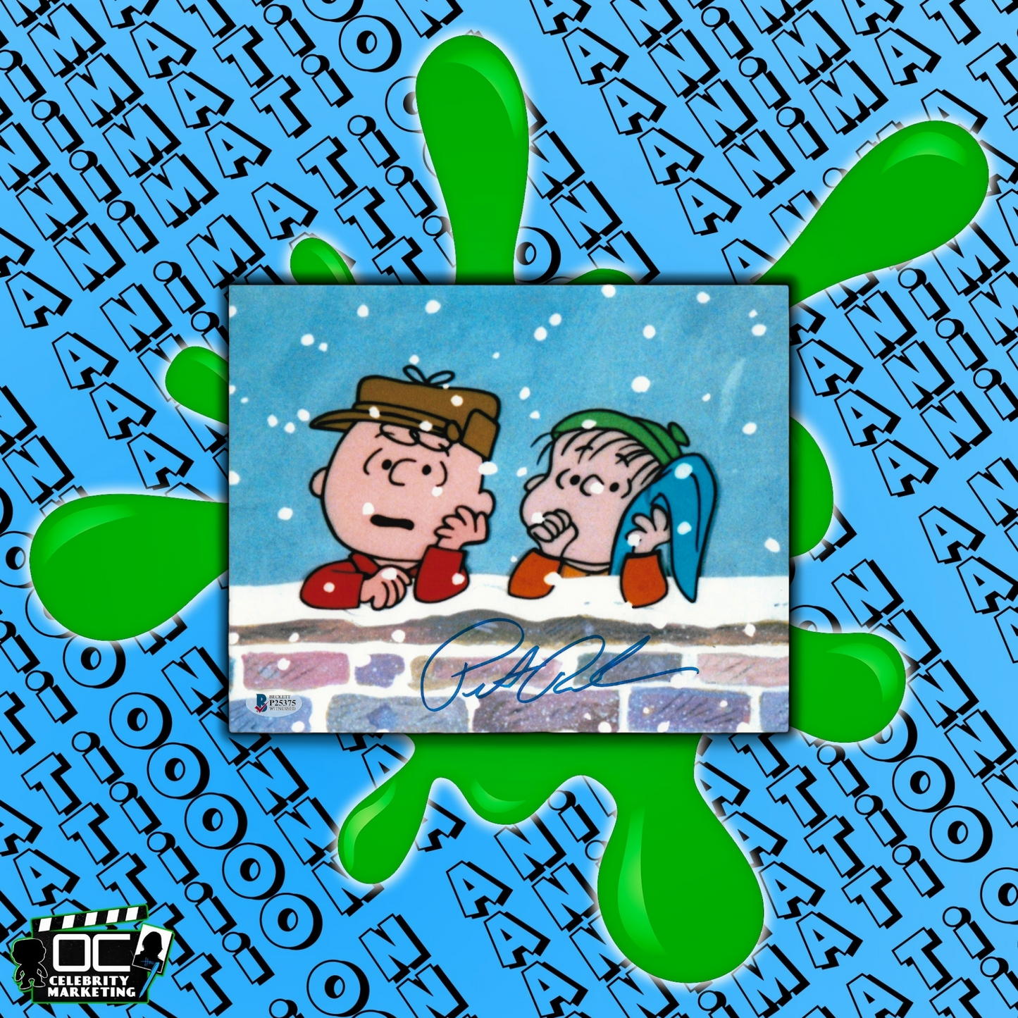 Peter Robbins signed 8x10 A Charlie Brown Christmas photo w/ Linus auto BAS COA