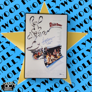 Kathleen Turner signed 11x17 Who Framed Roger Rabbit poster photo auto BAS COA