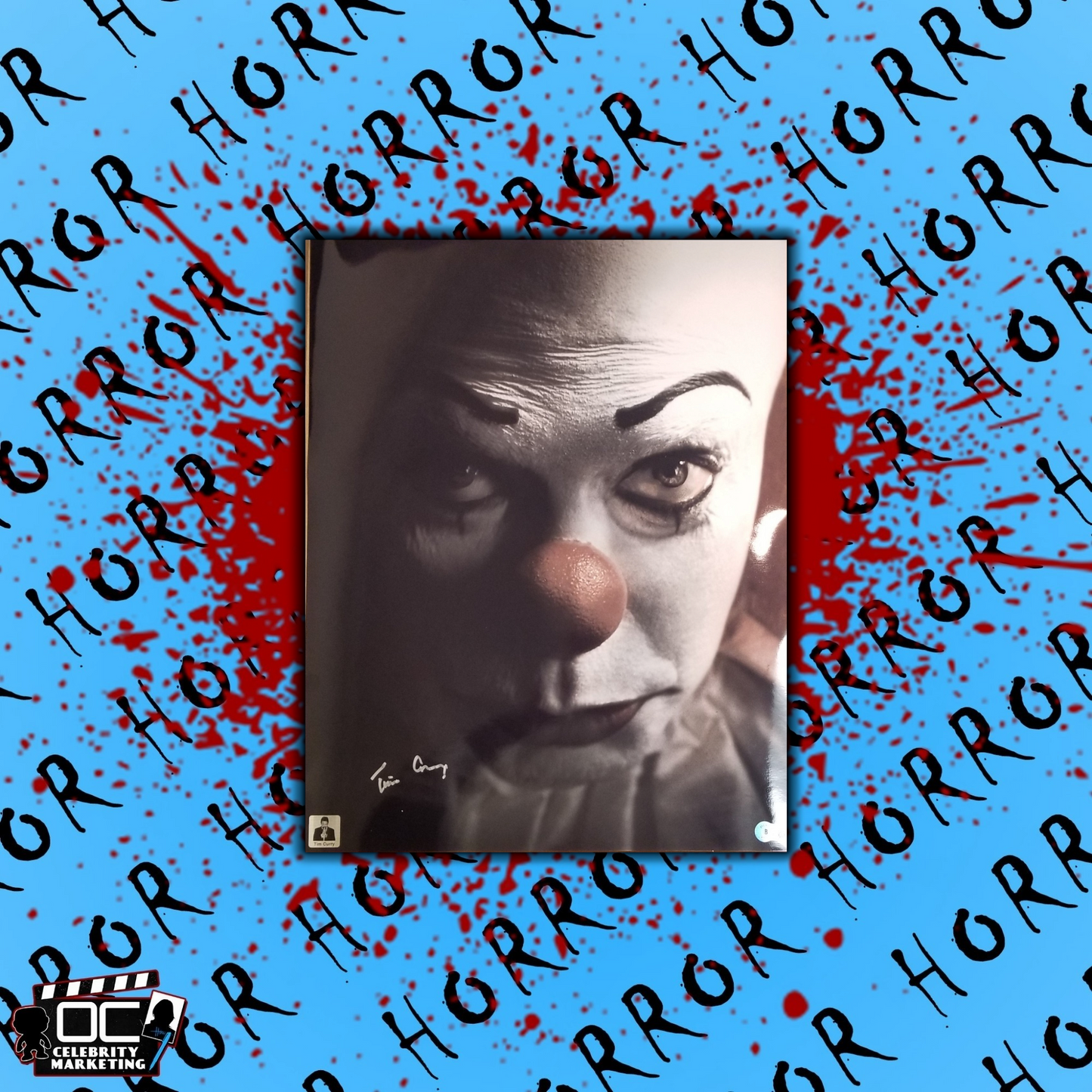 Tim Curry signed 16x20 glossy IT the movie photo  Image #4 Beckett Authenticated with Tim Curry's Official COA
