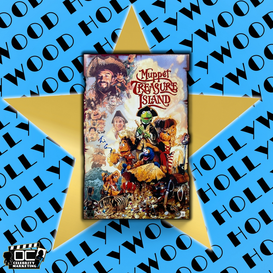 Tim Curry signed 11x17 Muppet Treasure Island Photo Image #1 Beckett Authenticated with Tim Curry's Official COA