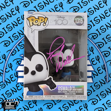Load image into Gallery viewer, Frank Welker signed Disney 100 Oswald The Lucky Rabbit Funko 1315 OCCM QR auto M
