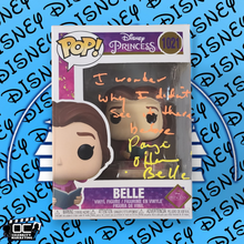 Load image into Gallery viewer, Paige O&#39;Hara signed Ultimate Princess Celebration Belle Funko 1021 OCCM QR-OY
