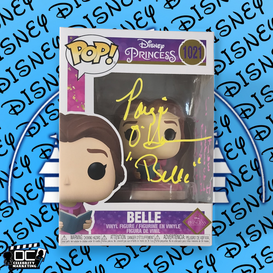 Paige O'Hara signed Ultimate Princess Celebration Belle Funko 1021 OCCM QR-YP