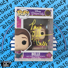 Load image into Gallery viewer, Paige O&#39;Hara signed Ultimate Princess Celebration Belle Funko 1021 OCCM QR-YP

