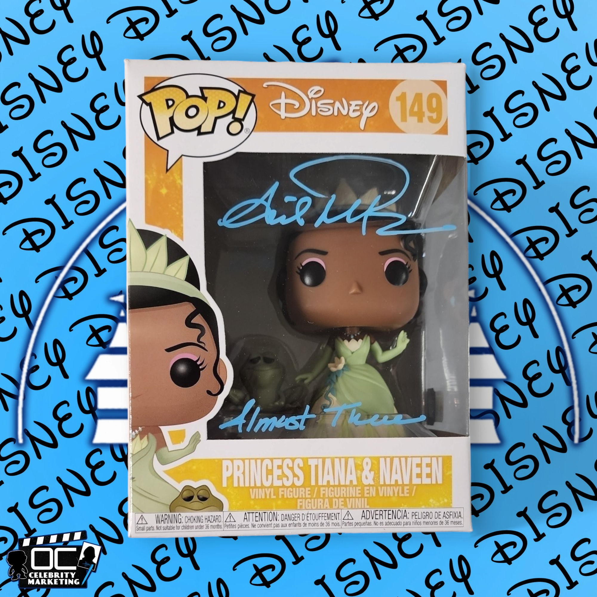 OC OCCM Tiana Funko Naveen Princess Rose & Celebrity LLC Marketing Noni Anika signed Disney – #149