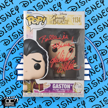 Load image into Gallery viewer, Richard White signed Beauty &amp; The Beast Gaston Funko 1134 OCCM Auto QR code-QR
