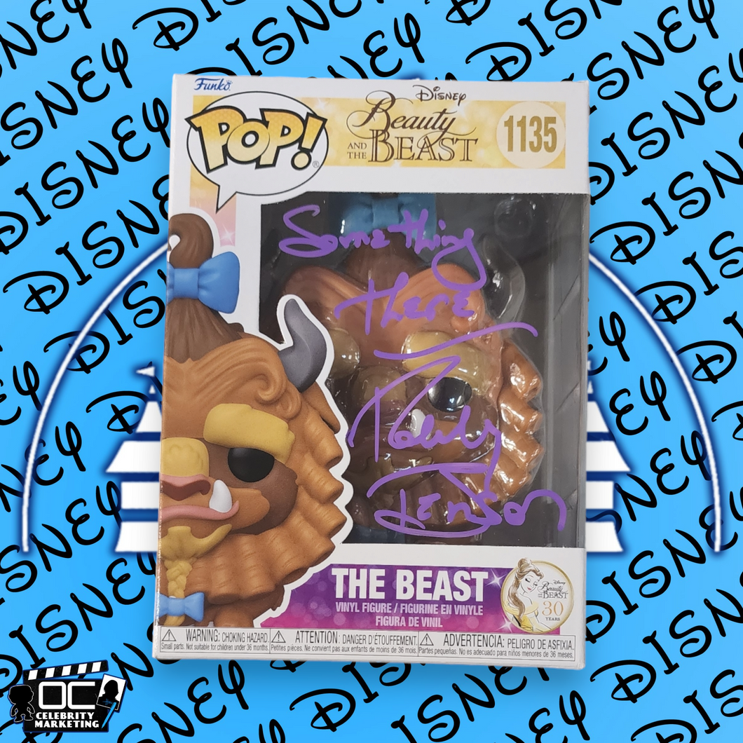 Robby Benson signed Beauty & The Beast BEAST Funko 1135 OCCM QR Autographed-ST/P