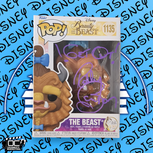 Robby Benson signed Beauty & The Beast BEAST Funko 1135 OCCM QR Autograph-GO/P