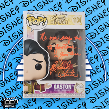 Load image into Gallery viewer, Richard White signed Beauty &amp; The Beast Gaston Funko 1134 OCCM Auto QR code-QO1
