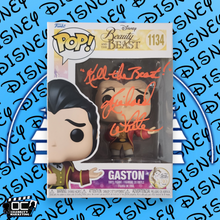 Load image into Gallery viewer, Richard White signed Beauty &amp; The Beast Gaston Funko 1134 OCCM Auto QR code-QO2
