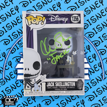 Load image into Gallery viewer, Chris Sarandon signed Jack Skellington Funko Disney NBC #1356 OCCM QR code Auto
