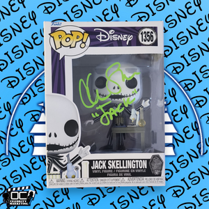 Chris Sarandon signed Jack Skellington Funko Disney NBC #1356 OCCM QR code Auto