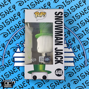 Chris Sarandon signed Snowman Jack Funko Disney NBC #448 OCCM QR code Auto-G