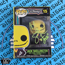 Load image into Gallery viewer, Chris Sarandon signed BLKLT Jack Skellington Funko Disney NBC #15 OCCM QR Auto-G
