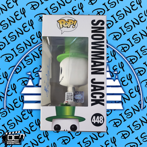 Chris Sarandon signed Snowman Jack Funko Disney NBC #448 OCCM QR code Auto-B