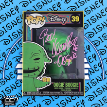 Load image into Gallery viewer, Ken Page signed BLKLT Oogie Boogie Funko Disney NBC #39 OCCM Autographed COA

