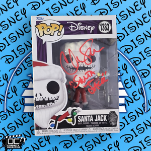 Chris Sarandon signed Santa Jack Funko Disney NBC #1383 OCCM QR code Autograph