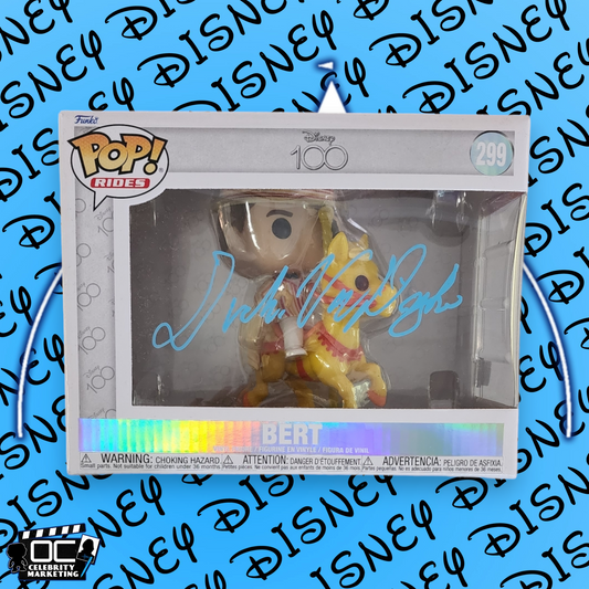 Dick Van Dyke signed Disney 100 Mary Poppins Bert Funko #299 OCCM QR autograph-A