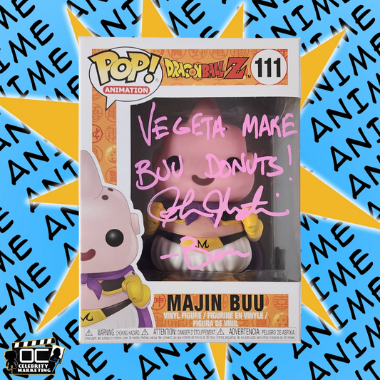 Josh Martin signed Dragon Ball Z Majin Buu Funko #111 autograph QR code OCCM-QP1