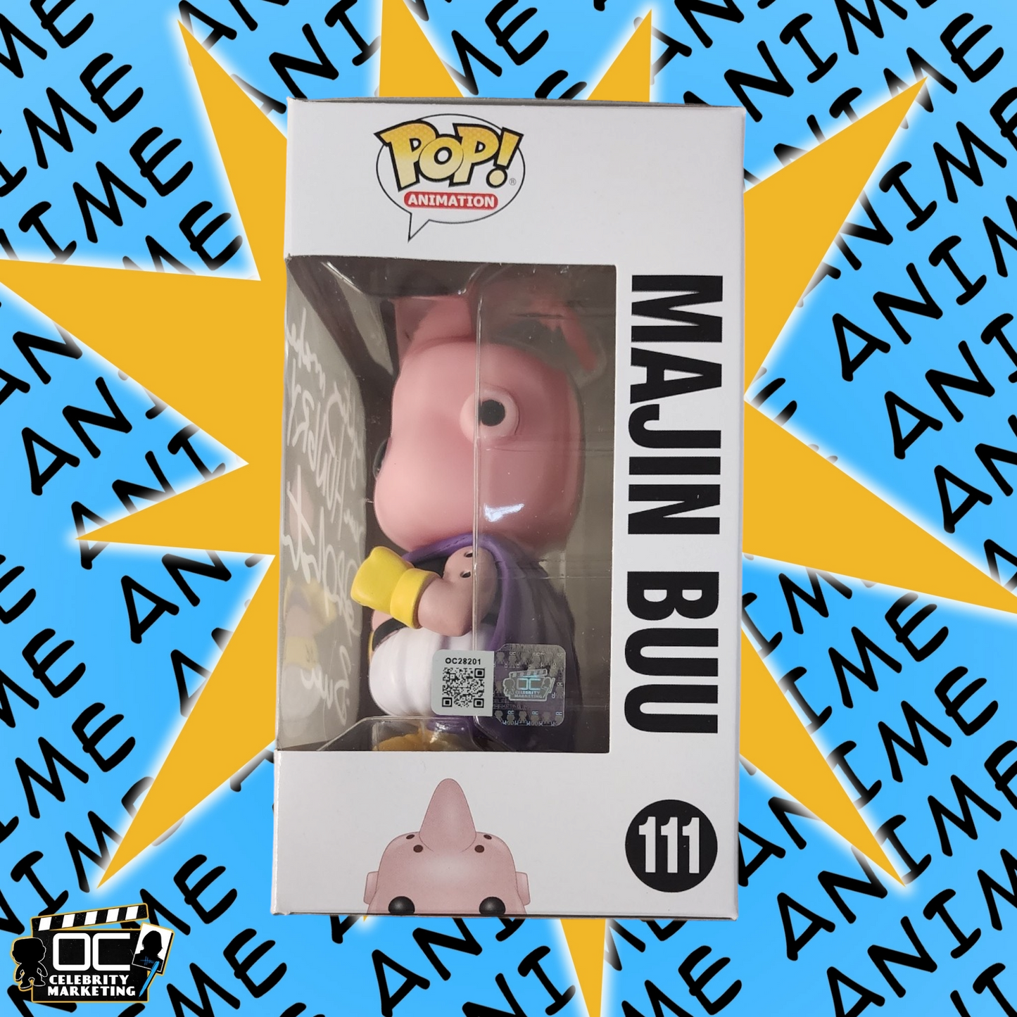 Josh Martin signed Dragon Ball Z Majin Buu Funko 111 autograph QR code OCCM-QW2
