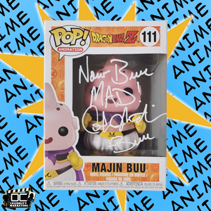 Josh Martin signed Dragon Ball Z Majin Buu Funko 111 autograph QR code OCCM-QW1