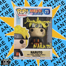 Load image into Gallery viewer, Maile Flanagan signed Naruto Shippuden Naruto Funko #71 autograph QR code OCCM
