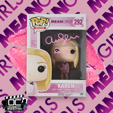 Load image into Gallery viewer, Amanda Seyfried signed Mean Girls Karen Funko #292 OCCM QR code autographed - F
