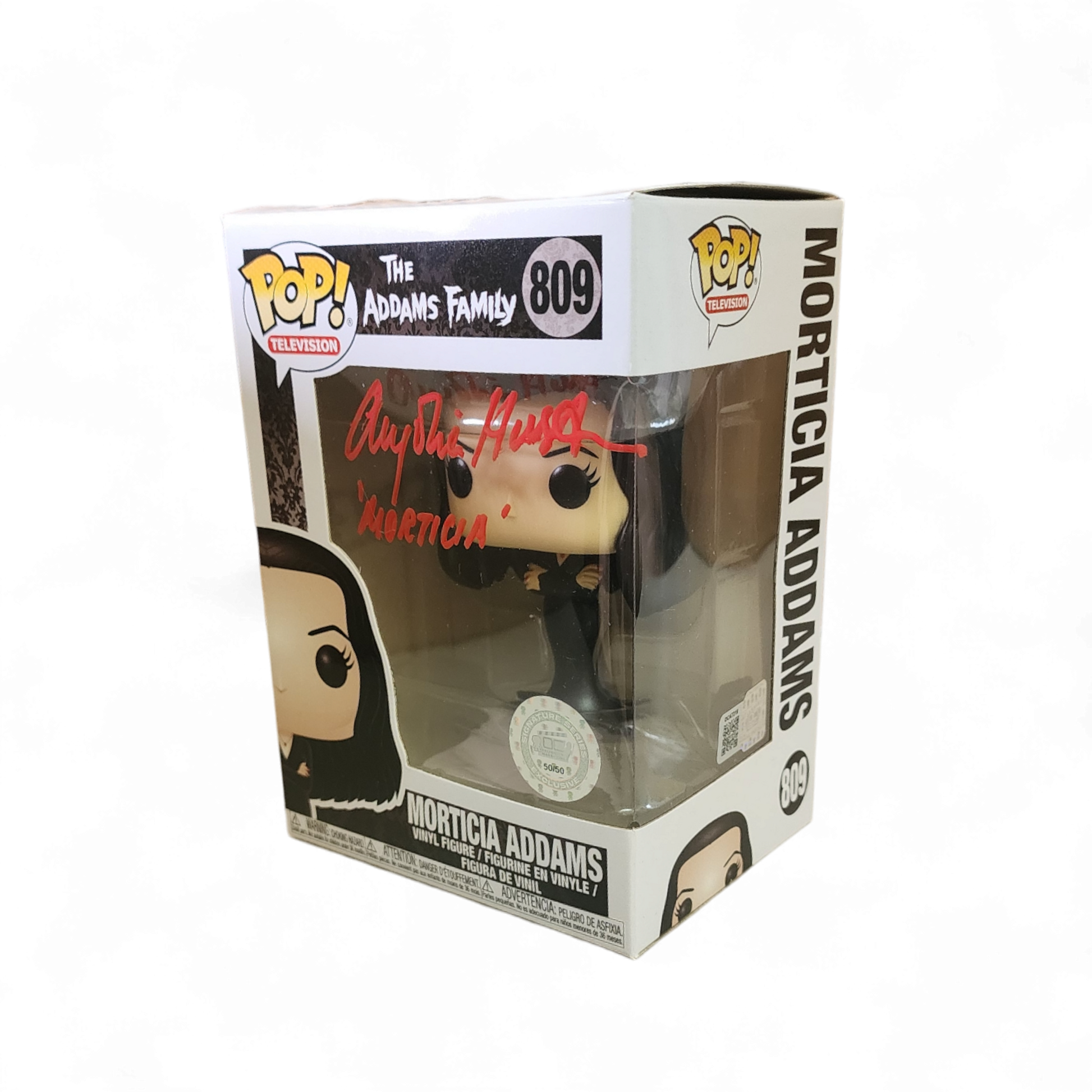 Anjelica Huston Signature Series The Addams Family Morticia Addams Fu OC Celebrity Marketing LLC