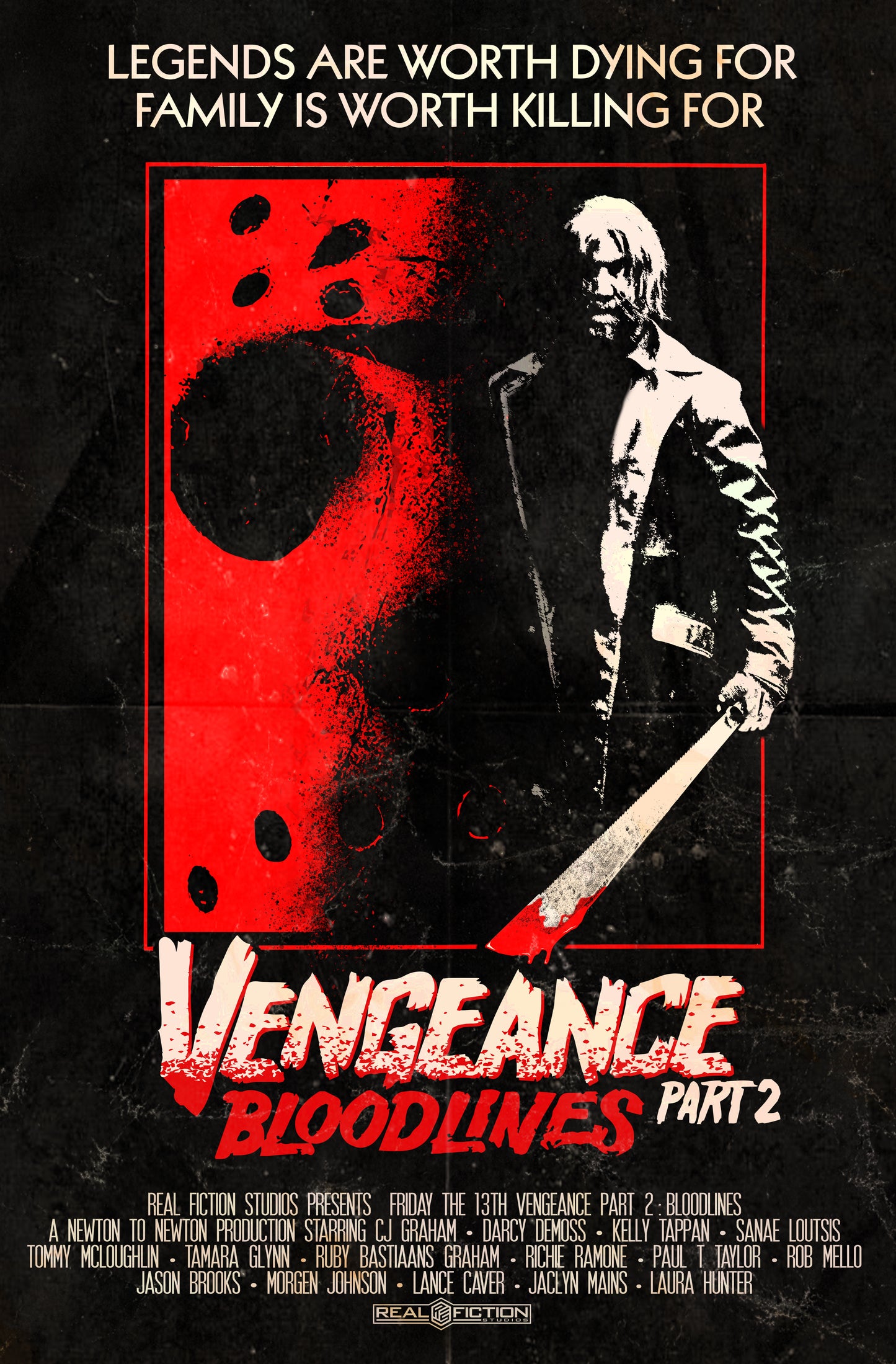 CJ Graham signed Vengeance Part 2: Bloodlines  Poster Image (8x10, 11x17) Pre-Order