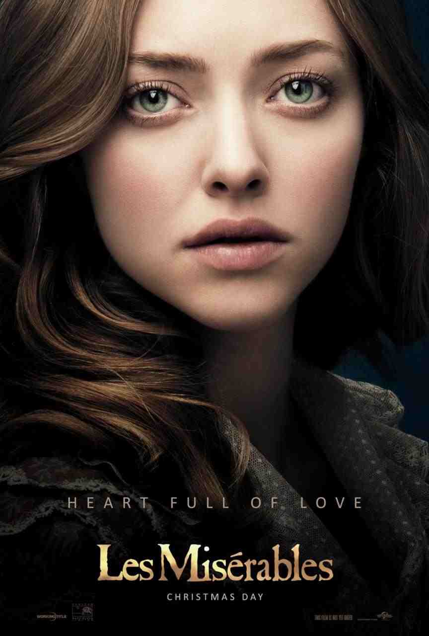 Amanda Seyfried signed Les Misérables Poster Image #3 (8x10, 11x17)
