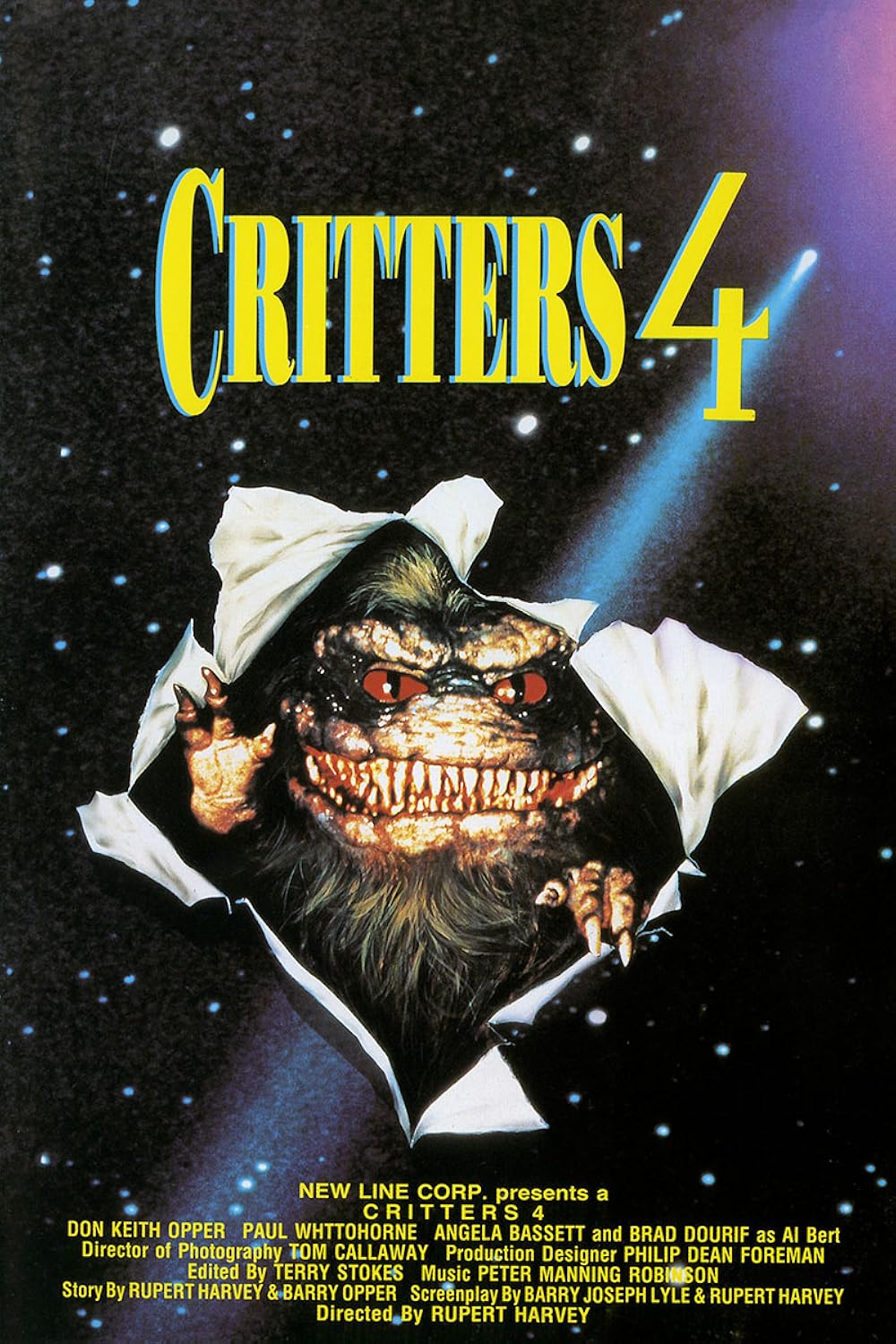 The Chiodo Brothers triple signed Critters 4 Movie Poster Image #1 (8x10, 11x17) Pre-Order