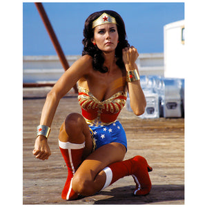 Lynda Carter Autographed 1976 Wonder Woman Warrior 8x10 Photo Pre-Order