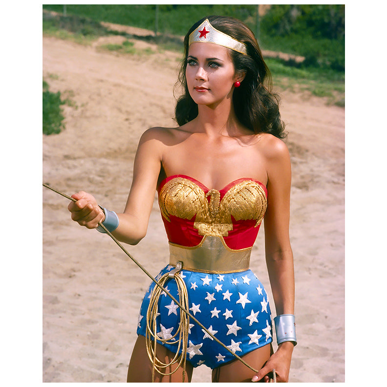 Lynda Carter Autographed 1976 Wonder Woman Lasso of Truth 1 8x10 Photo Pre-Order