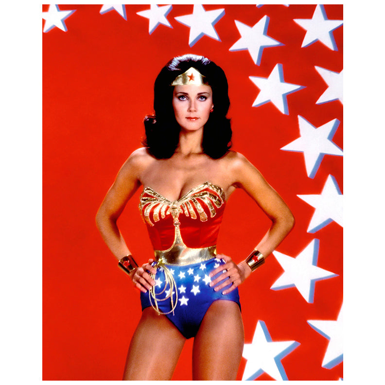 Lynda Carter Autographed 1976 Wonder Woman Strength of Themyscira 8x10 Photo Pre-Order