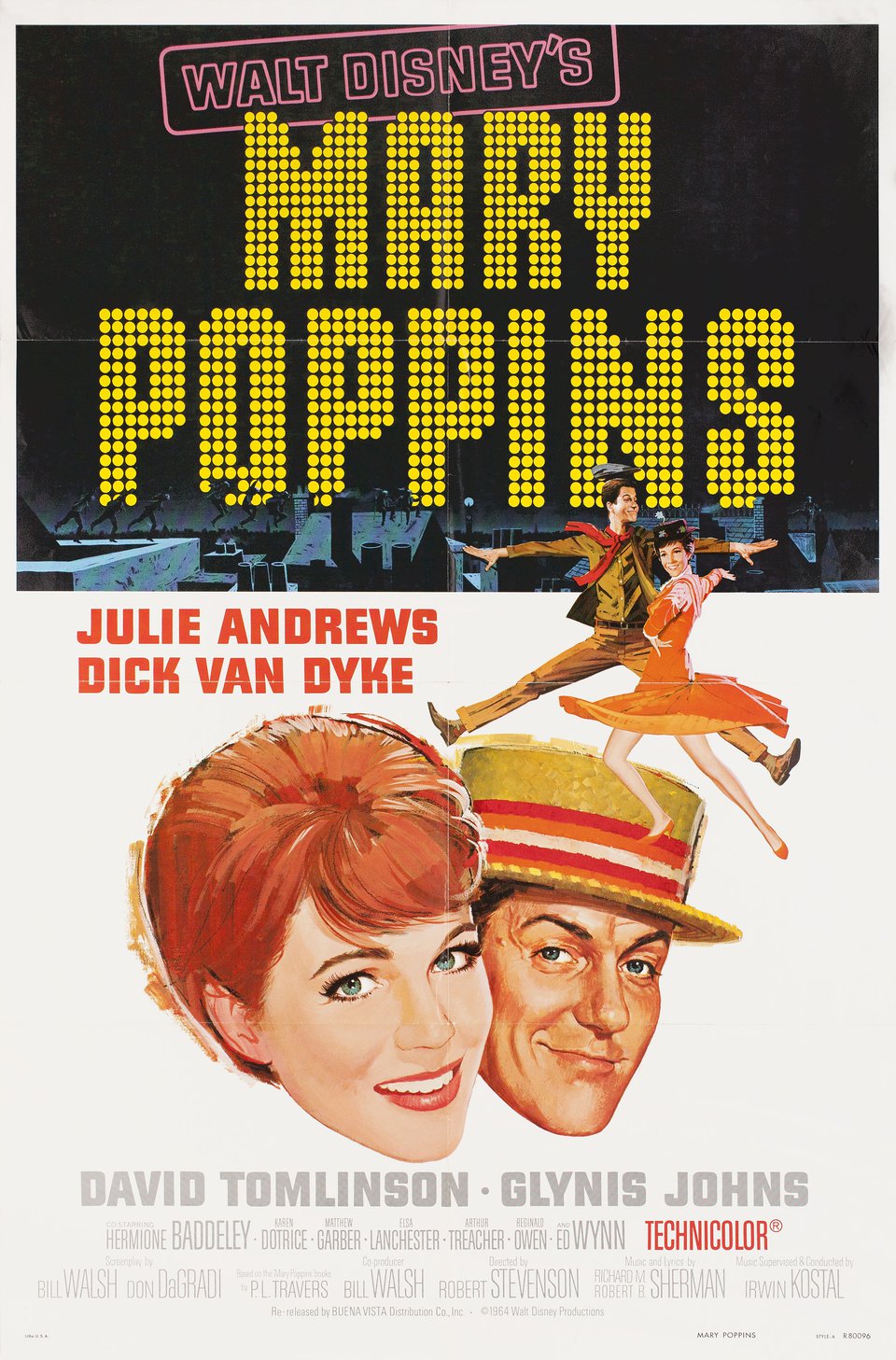 Dick Van Dyke signed Mary Poppins Poster Image #2 (8x10, 11x17)