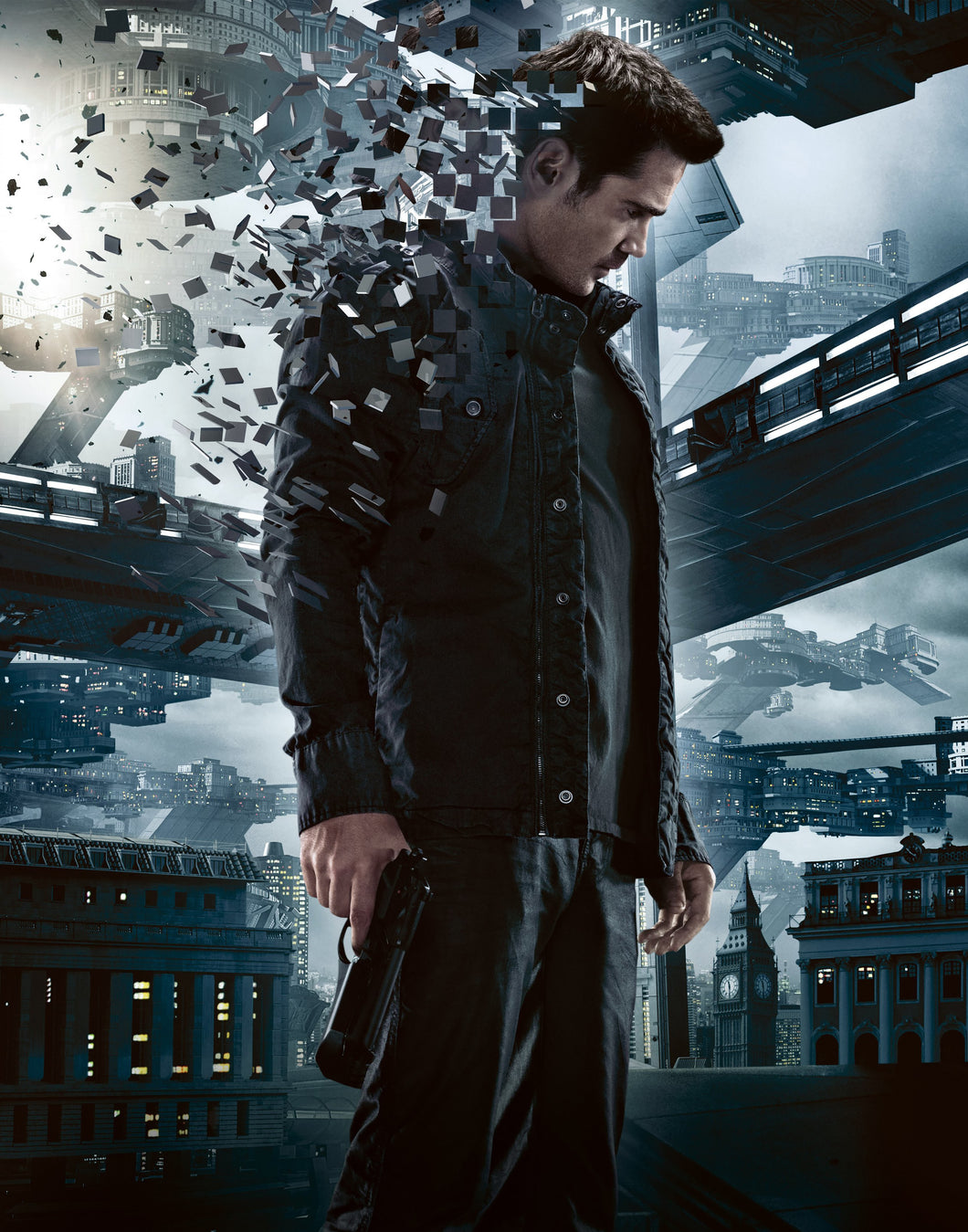 Colin Farrell Autographed 2012 Total Recall 11x14 City Scene Photo Pre-Order