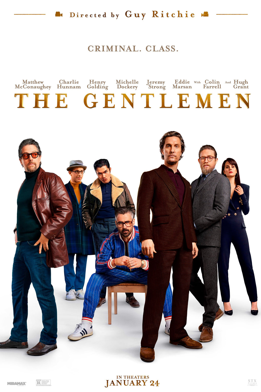 Colin Farrell Autographed 2019 The Gentlemen 16x24 Movie Poster Pre-Order