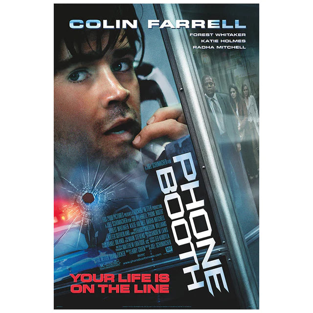 Colin Farrell Autographed 2002 Phone Booth Original 27x40 Movie Poster Pre-Order