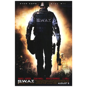 Colin Farrell Autographed 2003 S.W.A.T. Original 27x40 Double-Sided Movie Poster Pre-Order