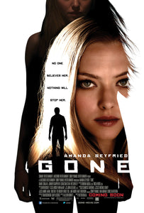 Amanda Seyfried signed Gone Poster Image (8x10, 11x17)