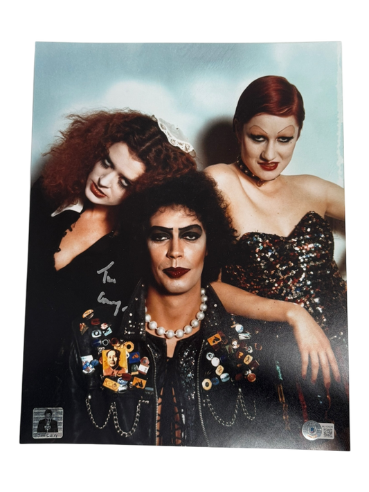 Tim Curry autographed Rocky Horror Picture Show 11x14 Photo Beckett authenticated with Tim Curry Holo