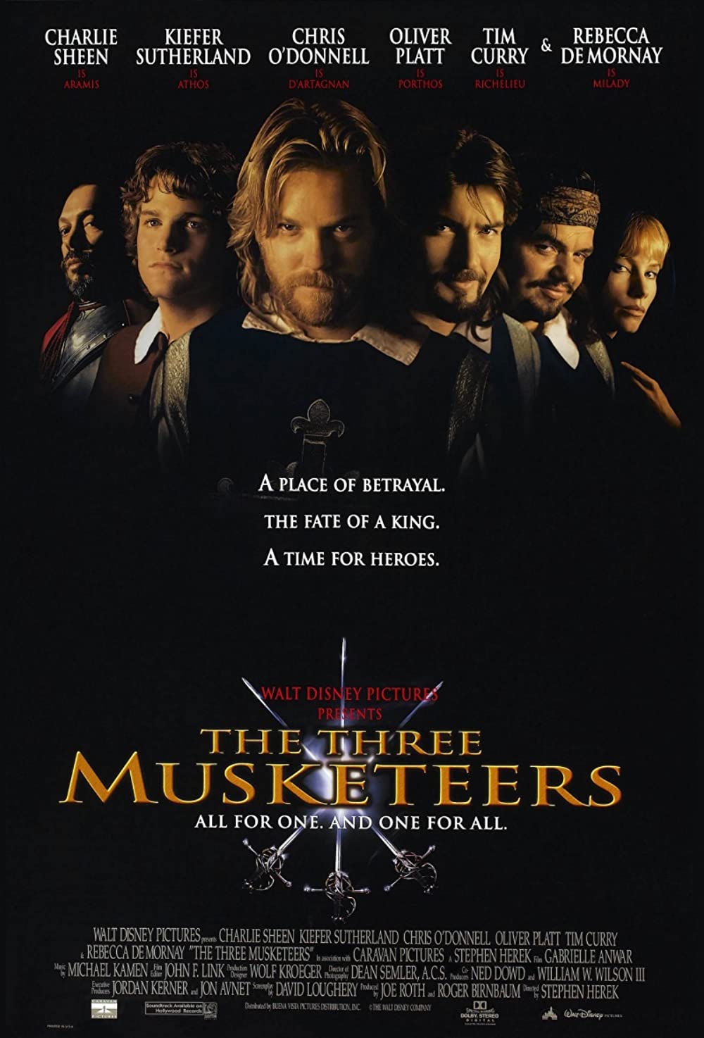 Tim Curry signed The Three Musketeers Image #1 (8x10, 11x17)