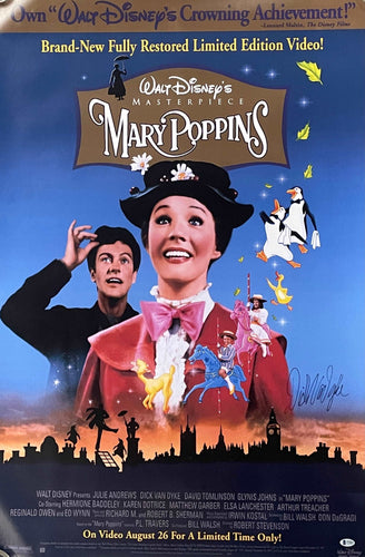Dick Van Dyke - Signed 40x27 Mary Poppins Poster (Scratch & Dent)