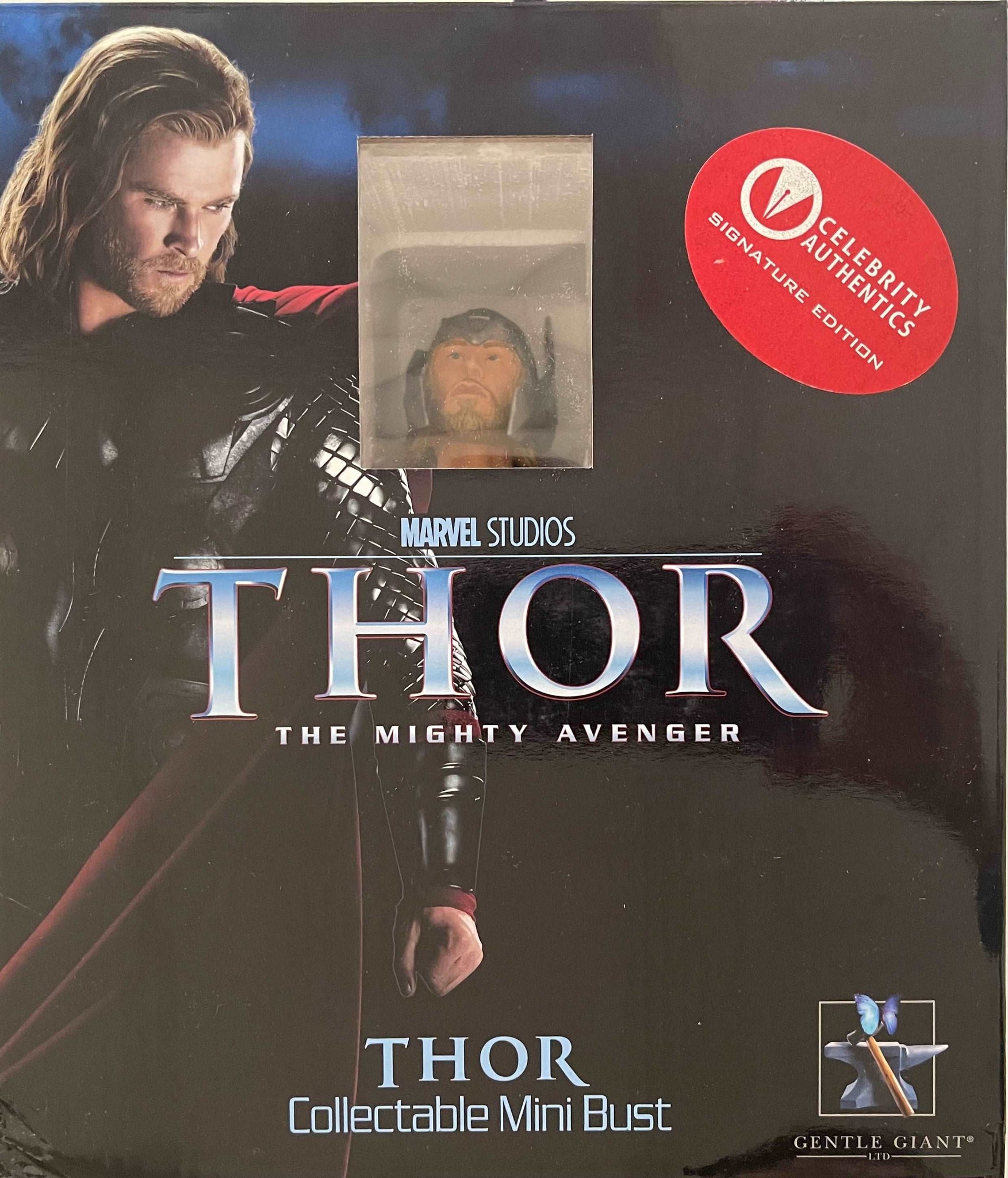 Thor Chris Hemsworth Autographed Gentle Giant Thor The Mighty