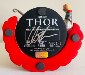 Chris Hemsworth Signed Marvel Studios Thor Statue Bust Limited Edition of 300 Celebrity Authentics COA