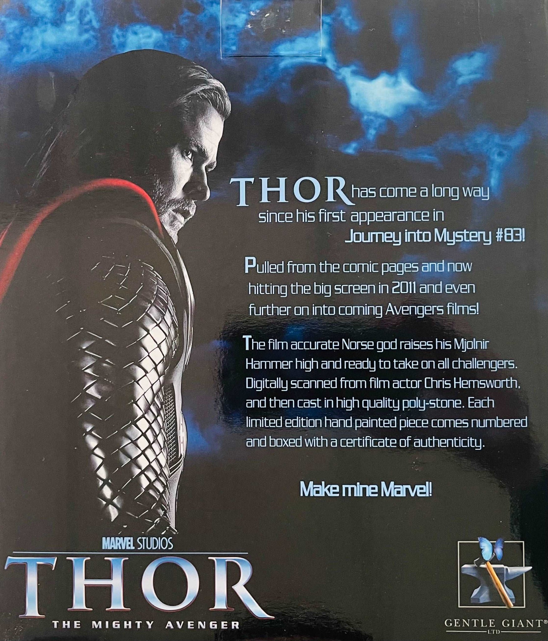 Chris Hemsworth Signed Marvel Studios Thor Statue Bust Limited