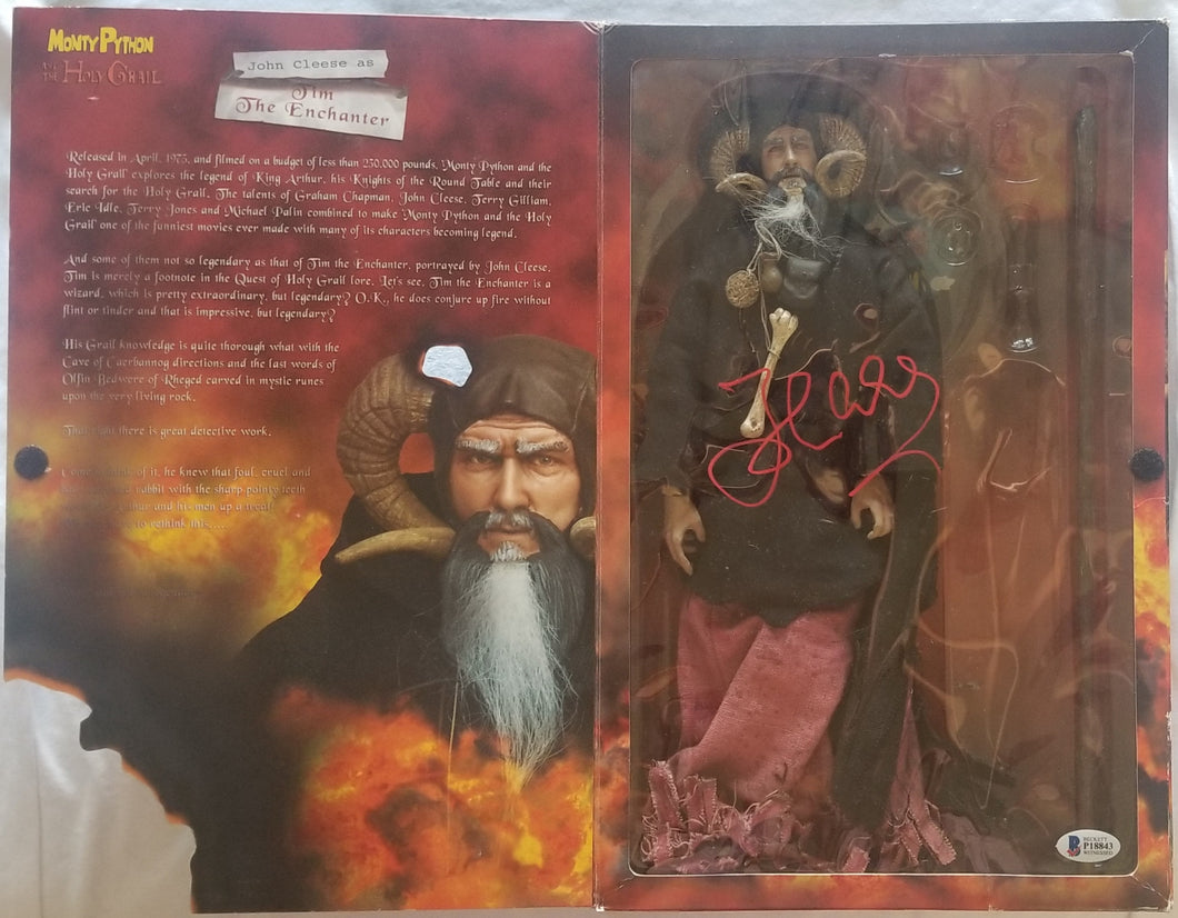 JOHN CLEESE Signed Sideshow Toy TIM THE ENCHANTER 12
