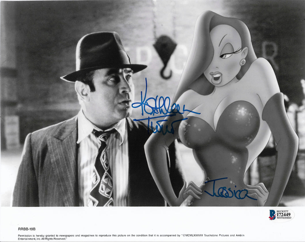 Kathleen Turner signed Jessica Rabbit 8x10 Photo Image #7 with 