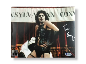 TIM CURRY SIGNED 8x10 PHOTO THE ROCKY HORROR PICTURE SHOW DR. FRANK-N-FURTER AUTOGRAPHED BAS COA 4