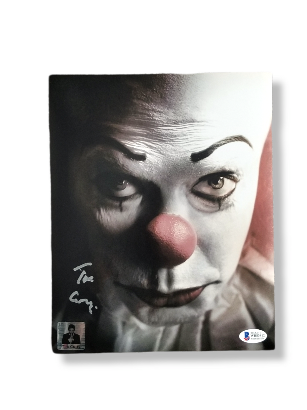 TIM CURRY SIGNED 8x10 PHOTO IT PENNYWISE AUTOGRAPHED BAS COA 7